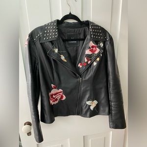Super cool faux leather jacket!